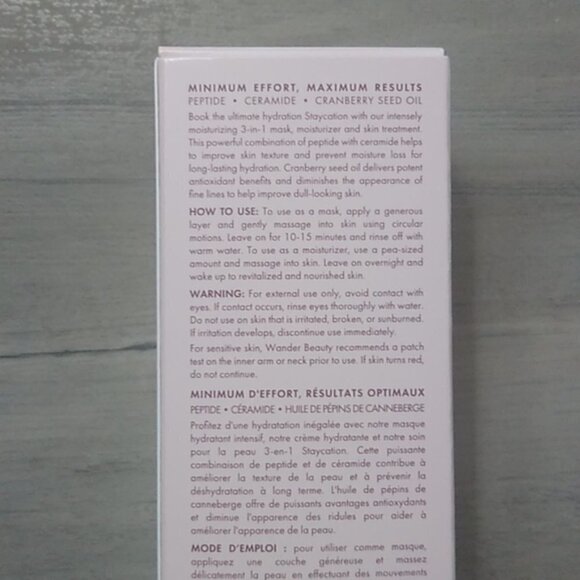 NIB Wander Beauty Staycation Hydrating Mask - Picture 9 of 13